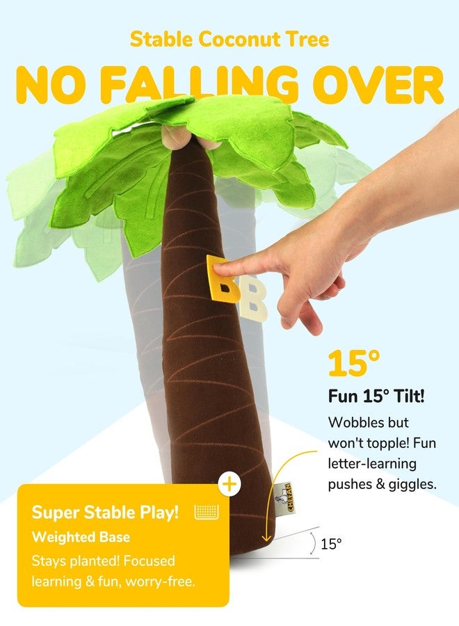CHEFAN Felt Letter Tree, Freestanding Coconut Tree, Alphabet Game Set Props from The Childhood Favorite Book for Early Education Home Classroom Play - Image 2